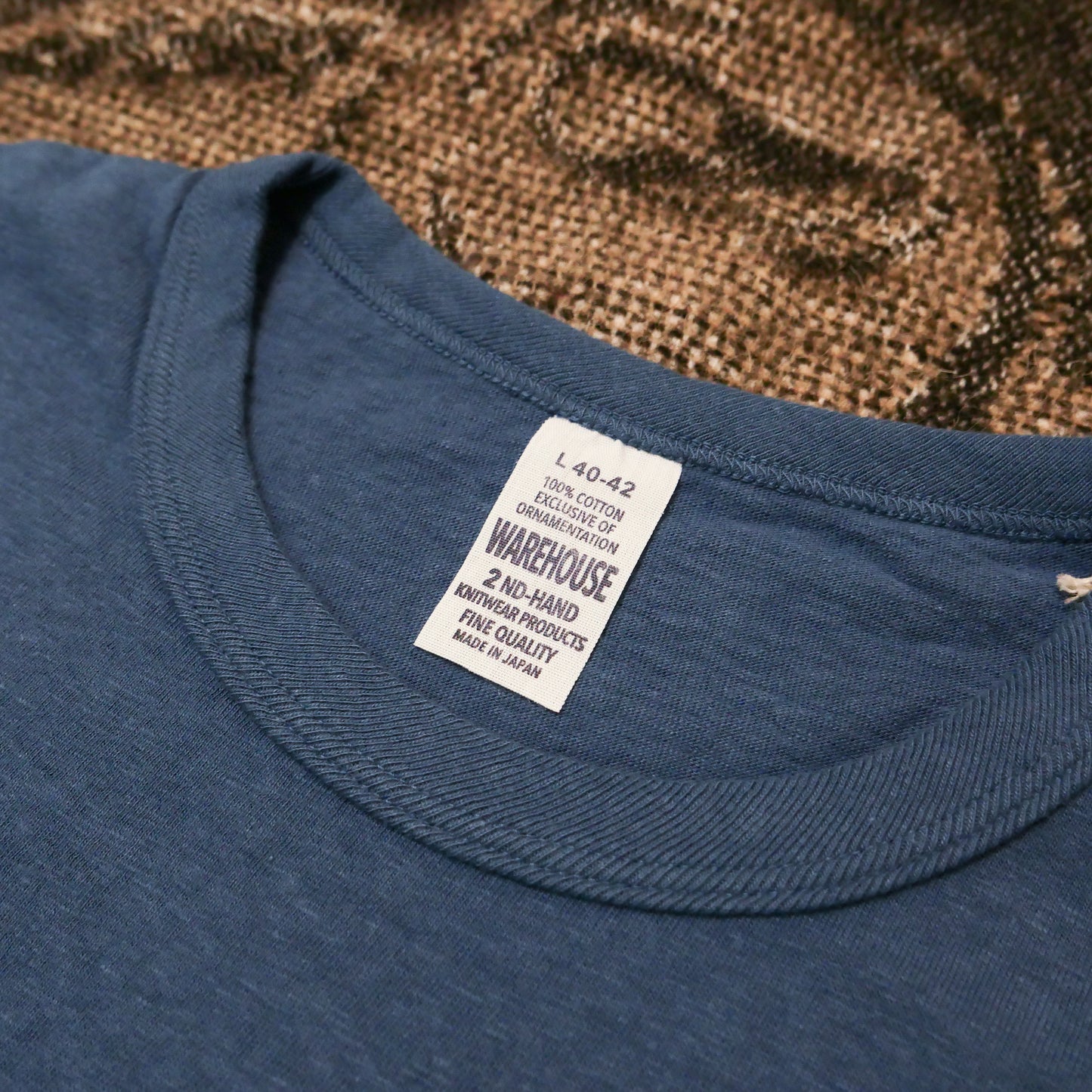 Warehouse & Co. Lot.4064 Go Navy tee