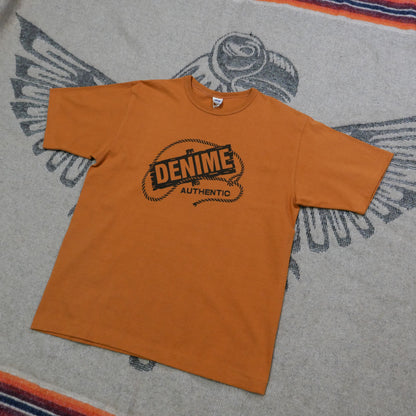 Denime logo loopwheeled tee 