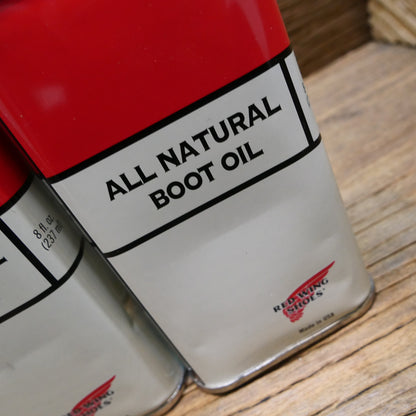 Red Wing boots oil