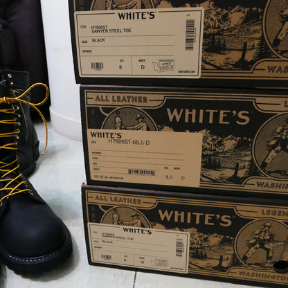 Whites boots 10’’ 鋼頭(Steel toe) 8D•8.5D•9D