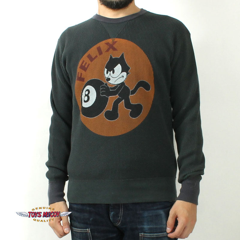 Toys McCoy waffle crew neck shirt