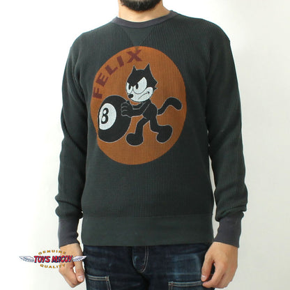 Toys McCoy waffle crew neck shirt