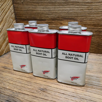 Red Wing boots oil