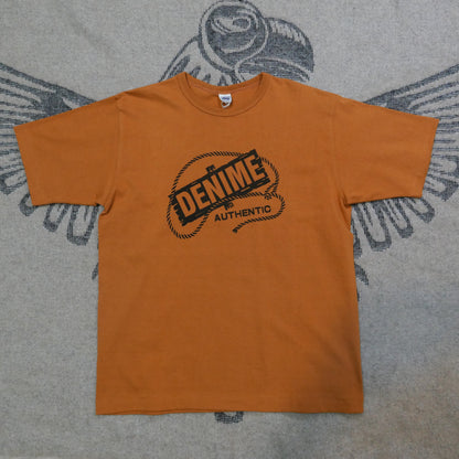 Denime logo loopwheeled tee 