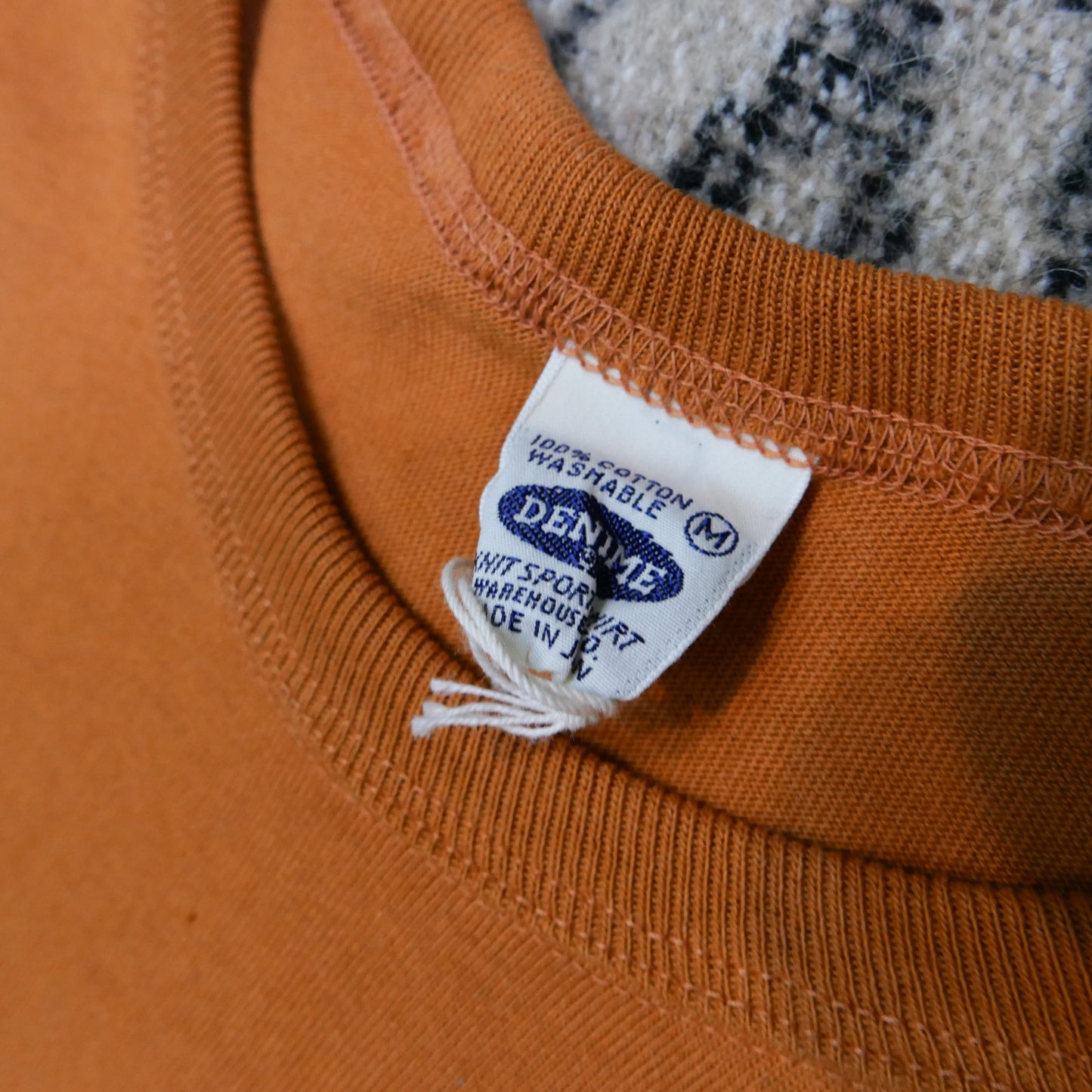 Denime logo loopwheeled tee 
