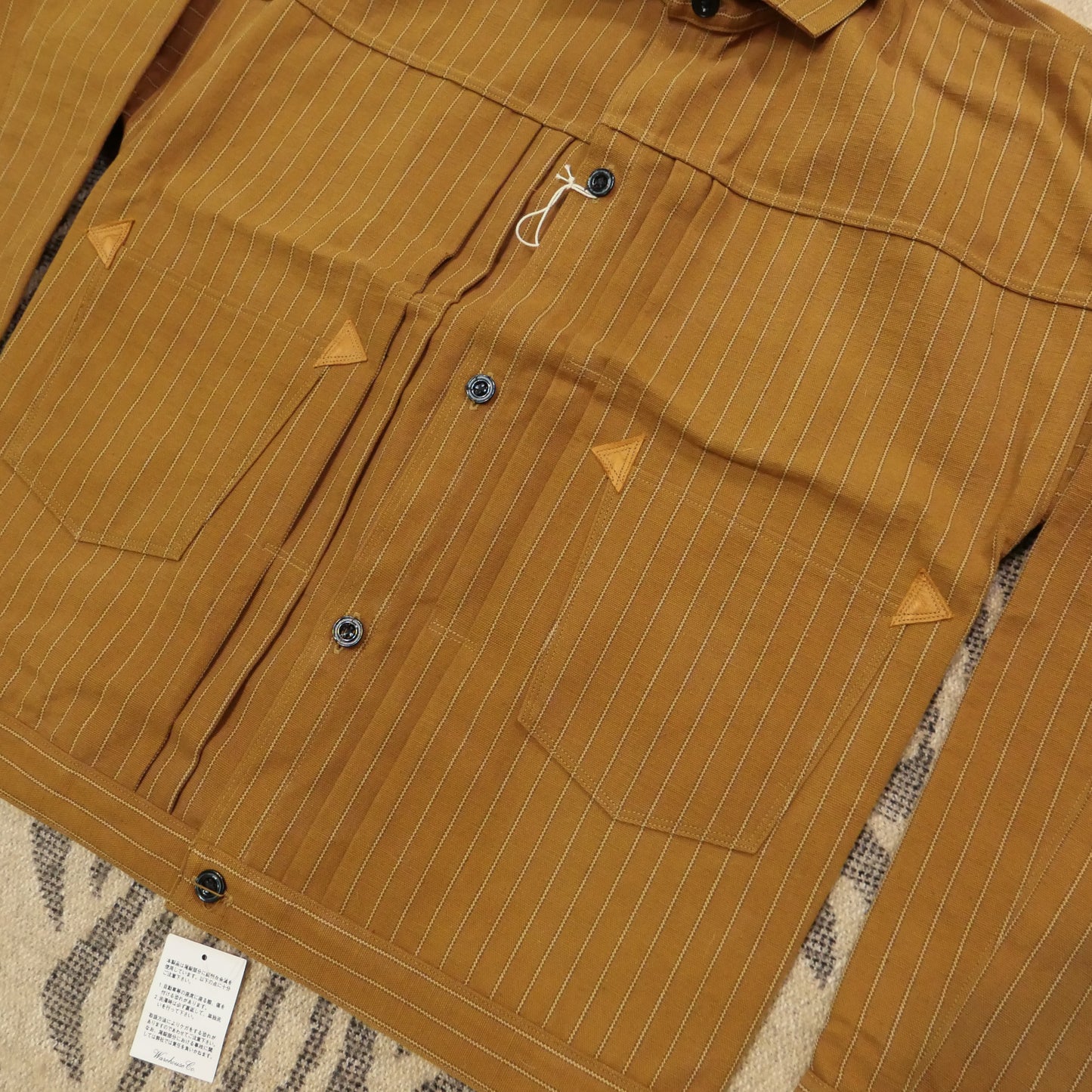 Warehouse & Co. Lot.2214 Heavy Leather Bound Blouse