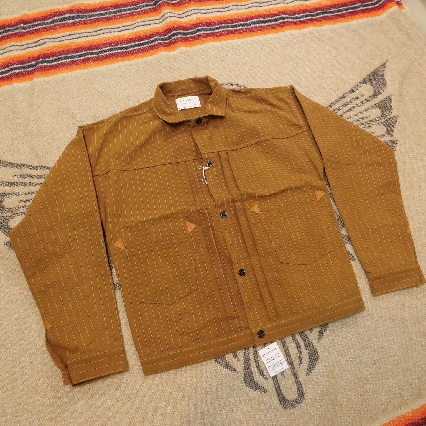 Warehouse & Co. Lot.2214 Heavy Leather Bound Blouse