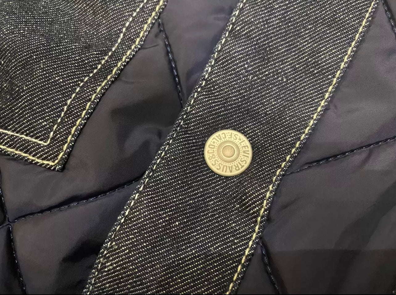 Levis Red日本版雙面羽絨工裝外套