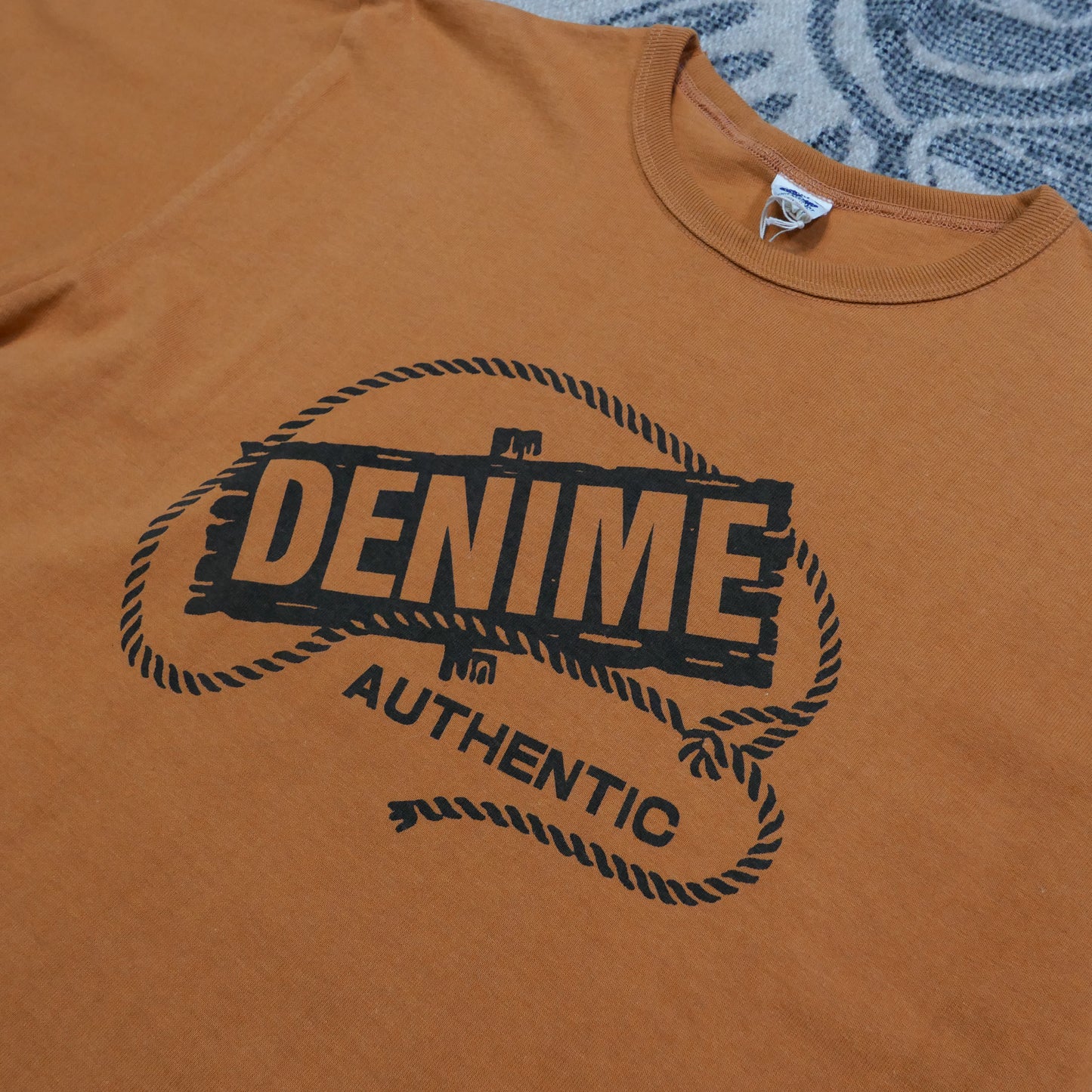 Denime logo loopwheeled tee 
