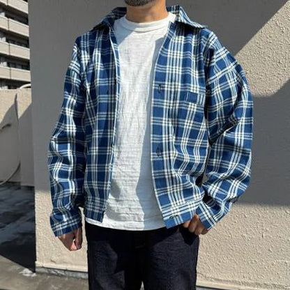 Warehouse & Co. Lot 2231 1900年代靛藍白格紋Blouse