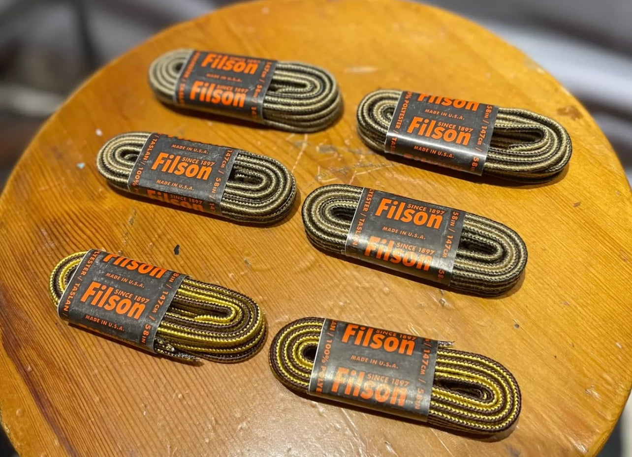 Filson 鞋帶 兩色入，適合7-9孔靴