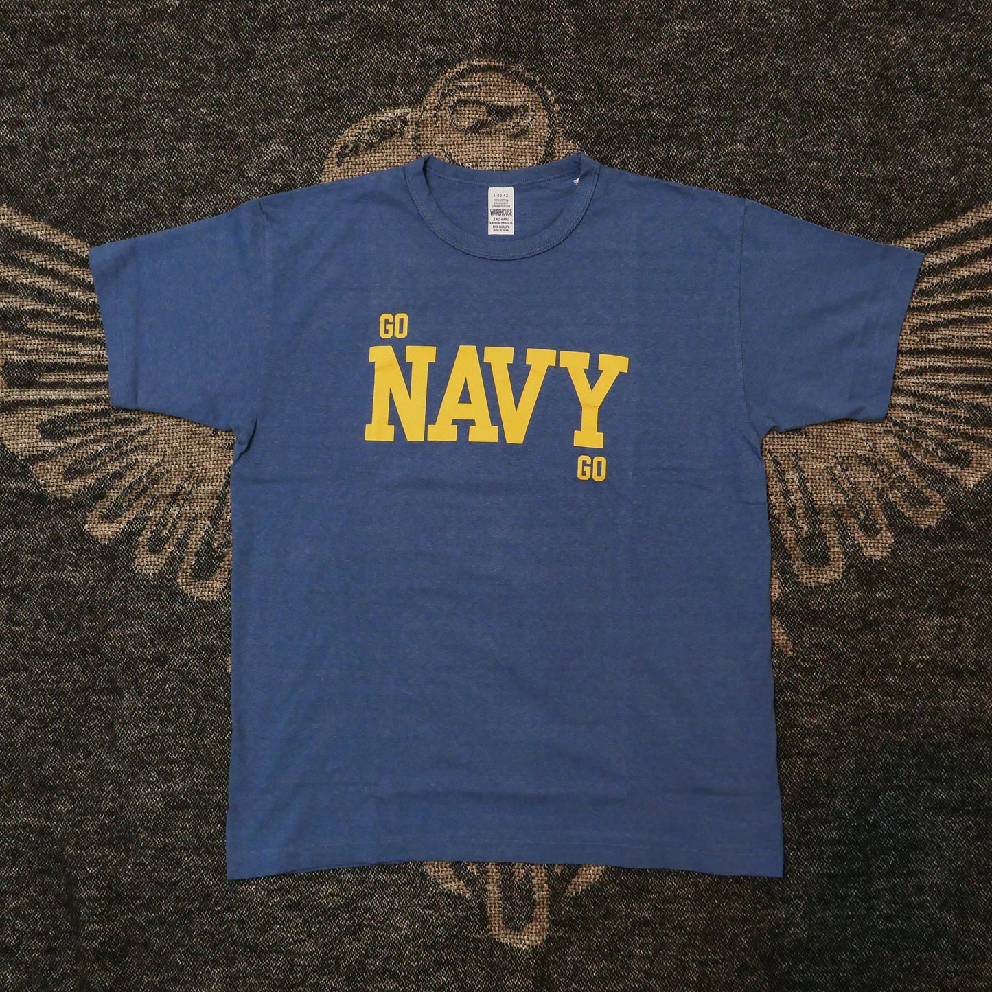 Warehouse & Co. Lot.4064 Go Navy tee