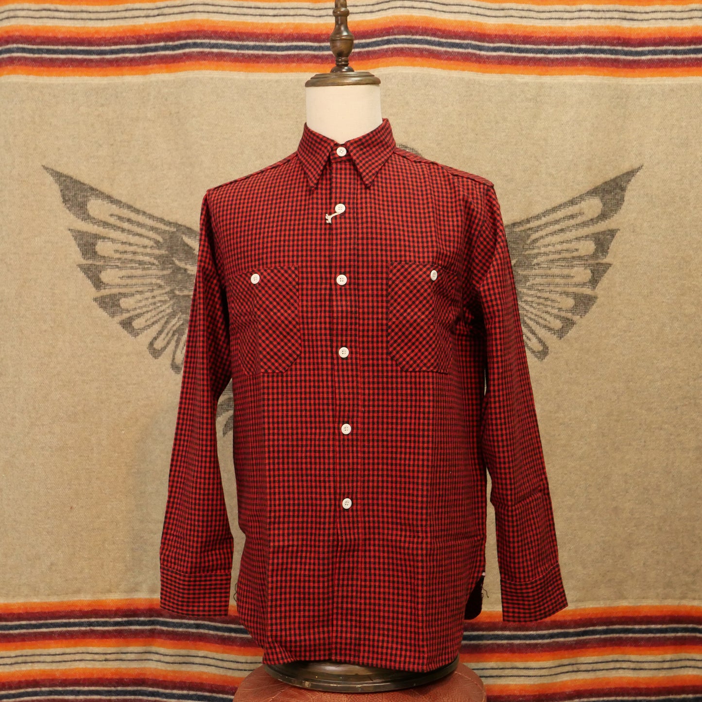 Warehouse 3055 Gingham格子工裝襯衫