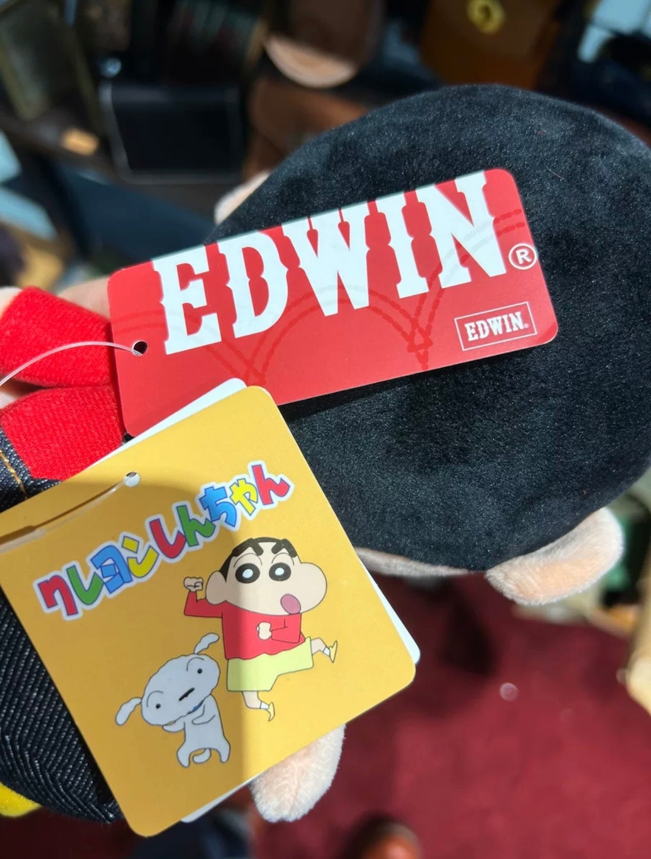 蠟筆小新 Edwin’s 正牌授權牛仔公仔