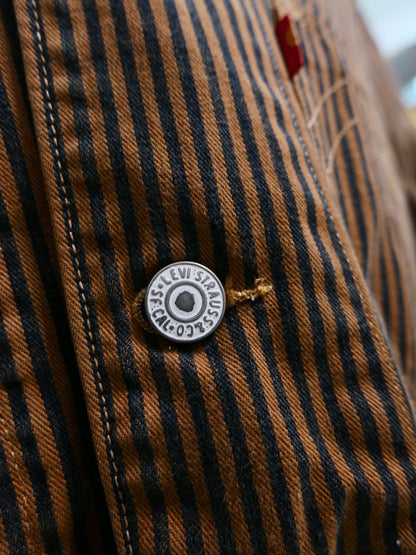 Levi’s Red Engineer coat toffee stripe S碼