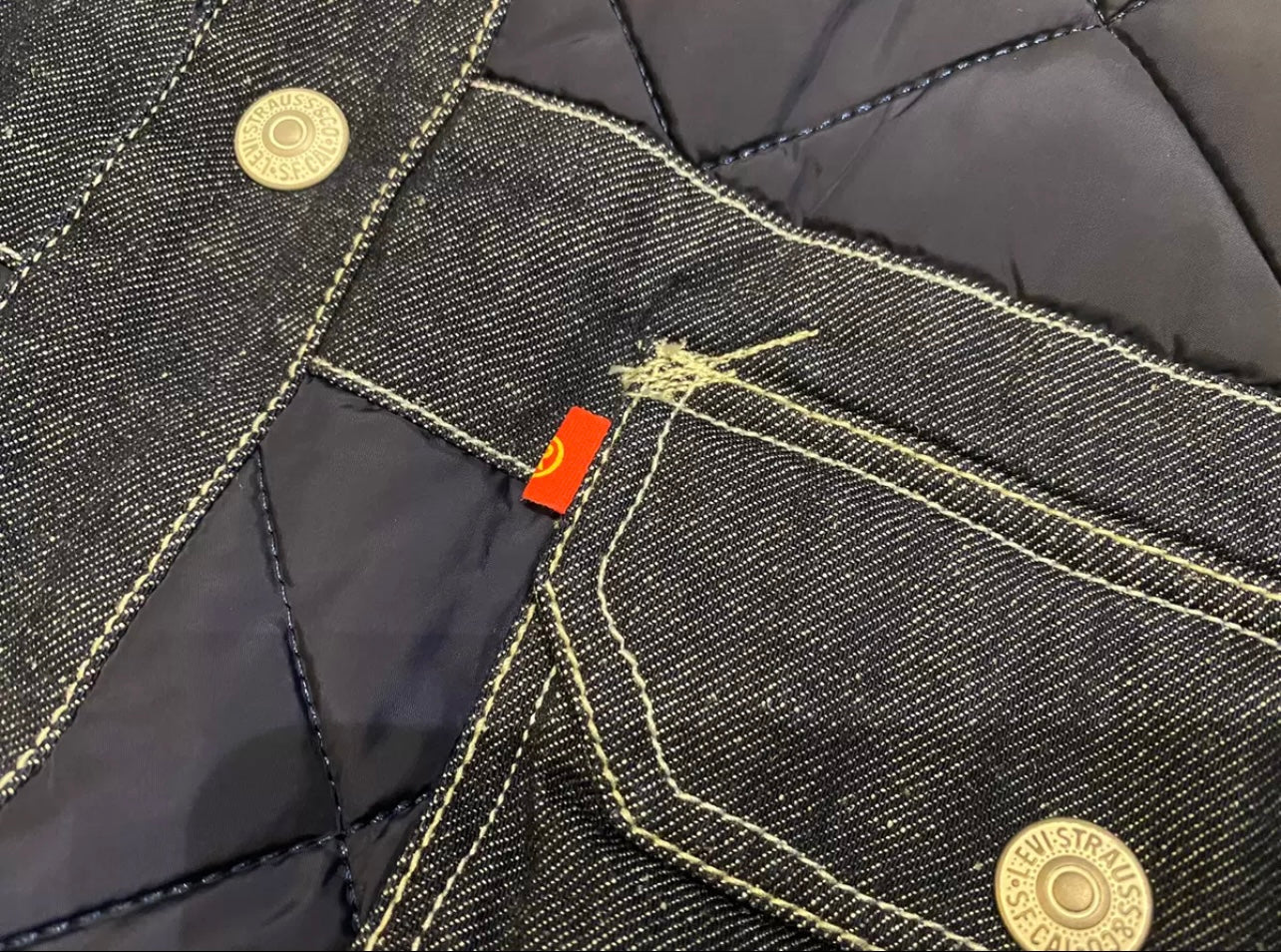 Levis Red日本版雙面羽絨工裝外套