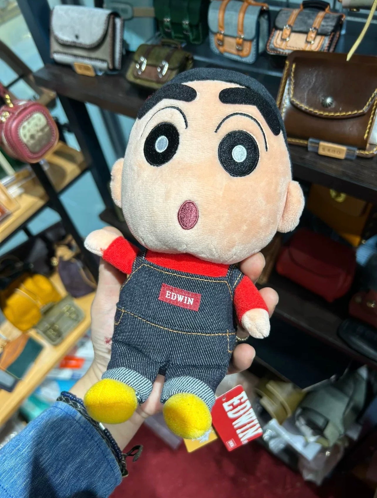 蠟筆小新 Edwin’s 正牌授權牛仔公仔