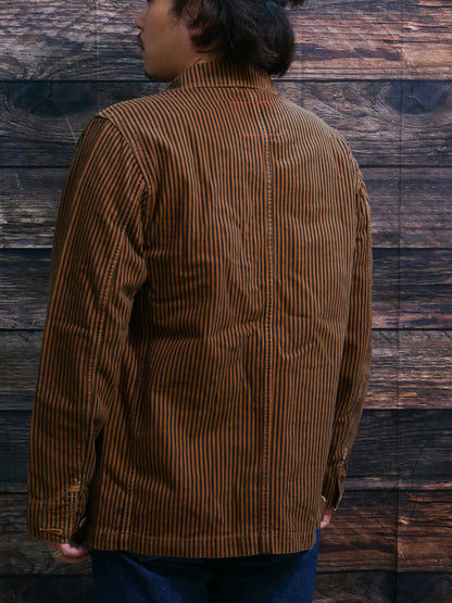 Levi’s Red Engineer coat toffee stripe S碼